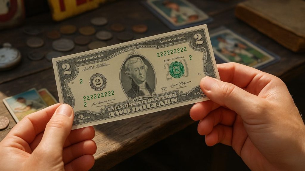 Rare $2 Bill with Solid Serial Number Discovered at Flea Market Sells for Thousands