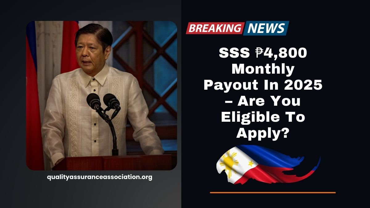 SSS ₱4,800 Monthly Payout In 2025 – Are You Eligible To Apply?